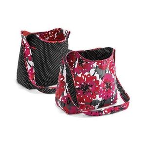 Thirty-One Inside Out hobo bold bloom / swiss dot